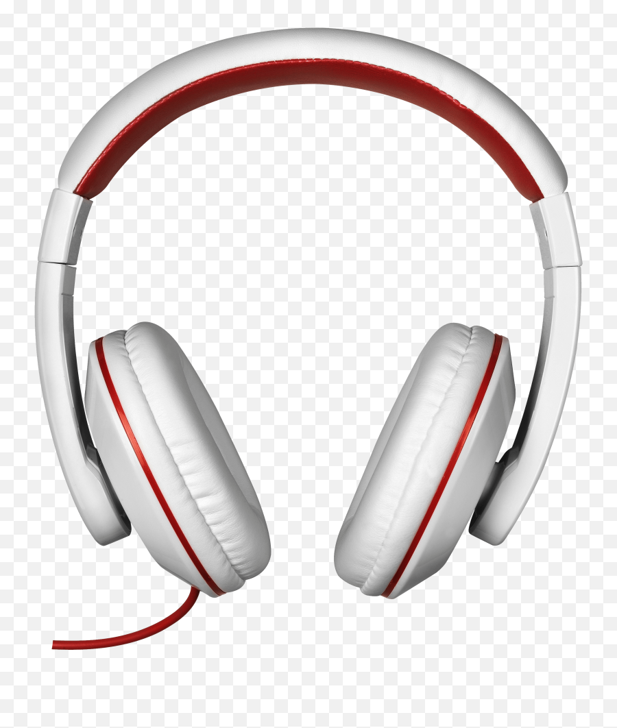 Headphones Clipart Red Headphone - Transparent Background Headphones Png Emoji,Headset Emoji