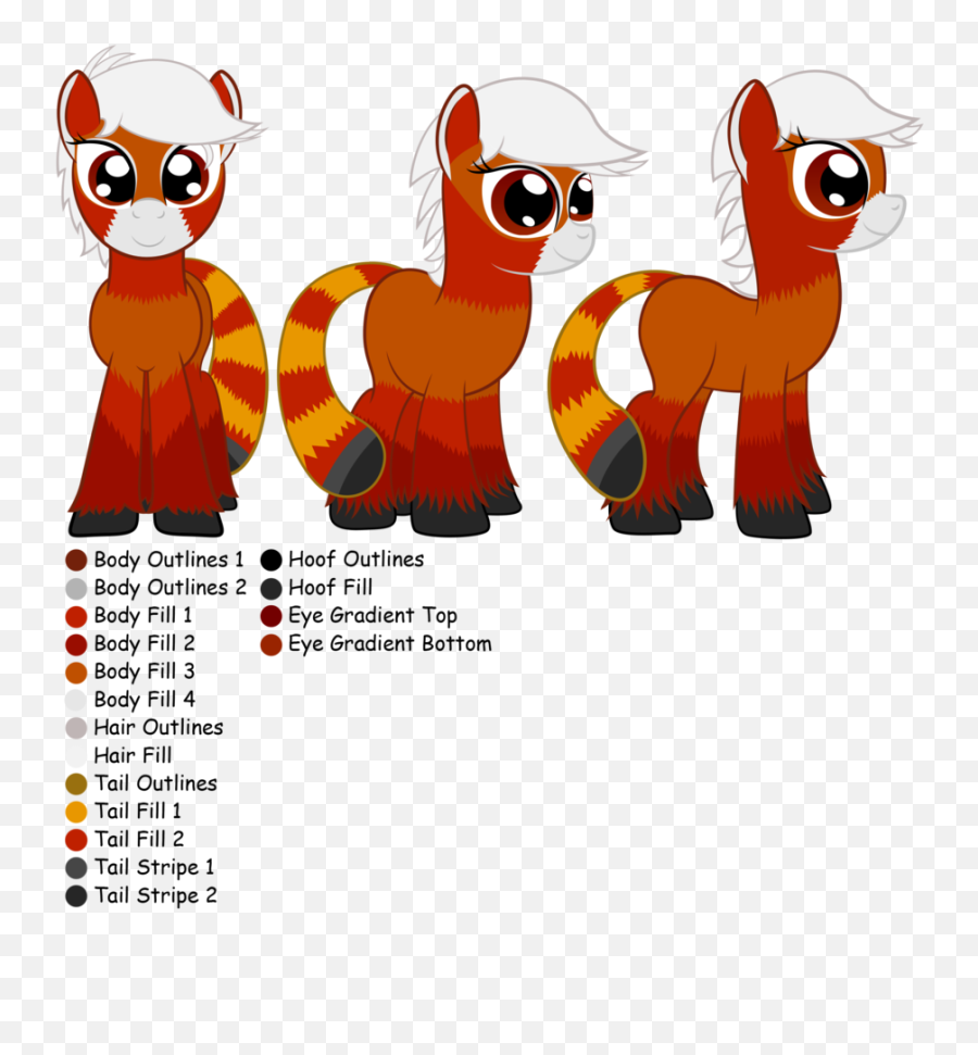 Red Lily - Cartoon Emoji,Red Panda Emoji