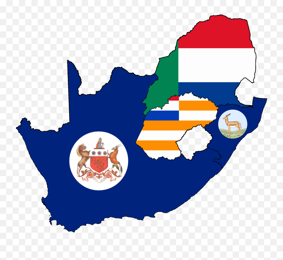 Flag Map Of South African Colonies - Super Rugby Team Map Emoji,African Flag Emoji