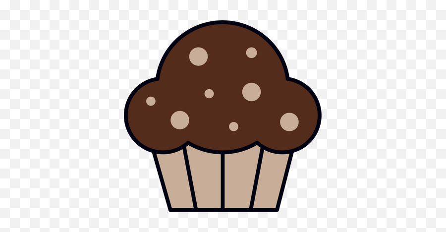 Chocolate Cupcake Graphic - Clip Art Emoji,Emoji Cupcake