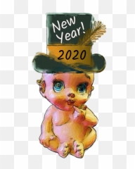 Baby New Year - Happy 2020 Image In Drawing Emoji