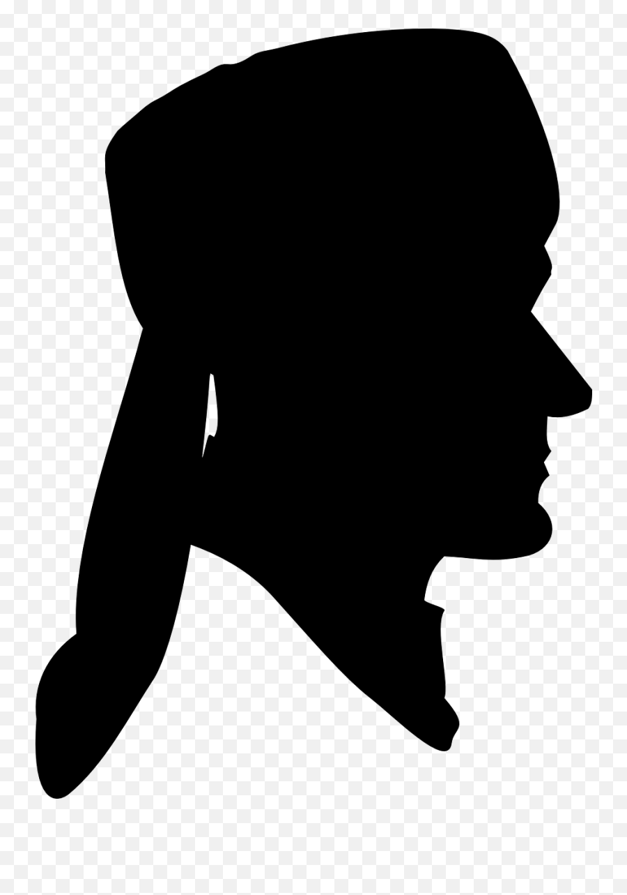 Frontier Frontiersman Male Man Profile - Davy Crockett Silhouette Emoji,Mexico Emoticon