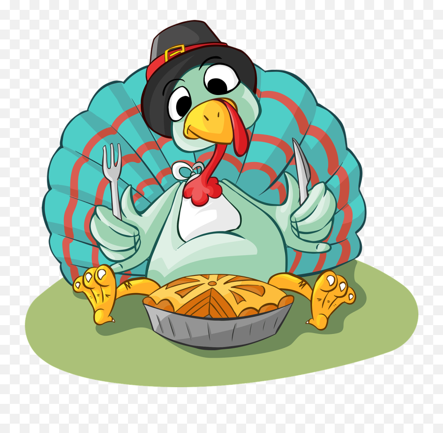 Talking Turkey And Blessings With - Clipart Thanksgiving Pie Emoji,Shaking My Head Emoticon