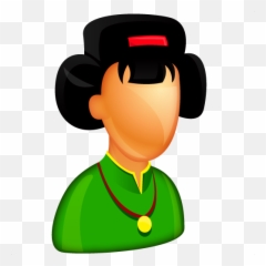 Asian Female Boss Icon - Asian Icon 3d Png Emoji,Asian Girl Emoji