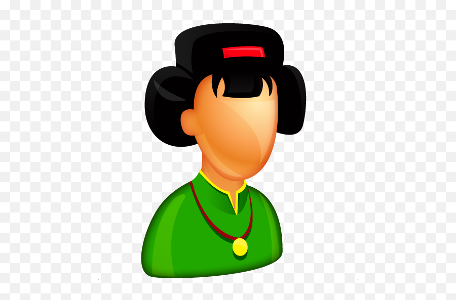 Asian Female Boss Icon - Asian Icon 3d Png Emoji,Asian Girl Emoji