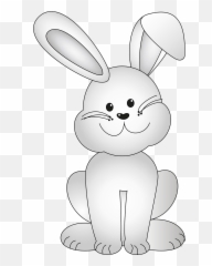 Easter Bunny Hare Free Vector - Påskeharen Png Emoji