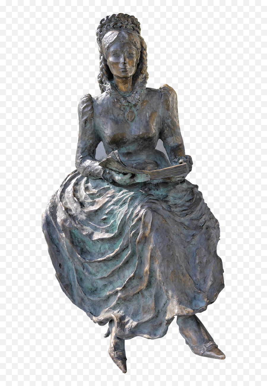 Empress Sissi Bronze Statue Emoji,Star And Cash Emoji