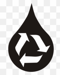 Recycle Water - Grey Recycling Icon Emoji