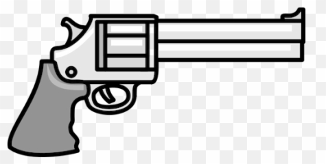 Simple Handgun - Gun Clipart Png Emoji