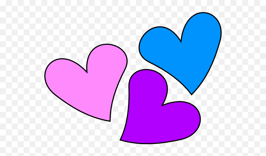 3 Hearts Transparent Png Clipart Free - 3 Hearts Cutie Mark Emoji,Emoji With Three Hearts