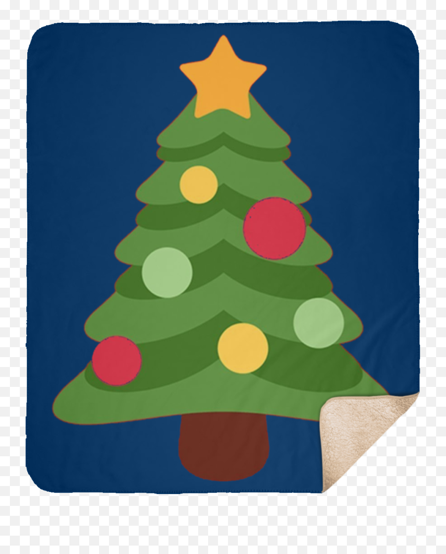 Christmas Tree Emoji Large Fleece - Palpatine I Am Santa,Christmas Eve Emoji