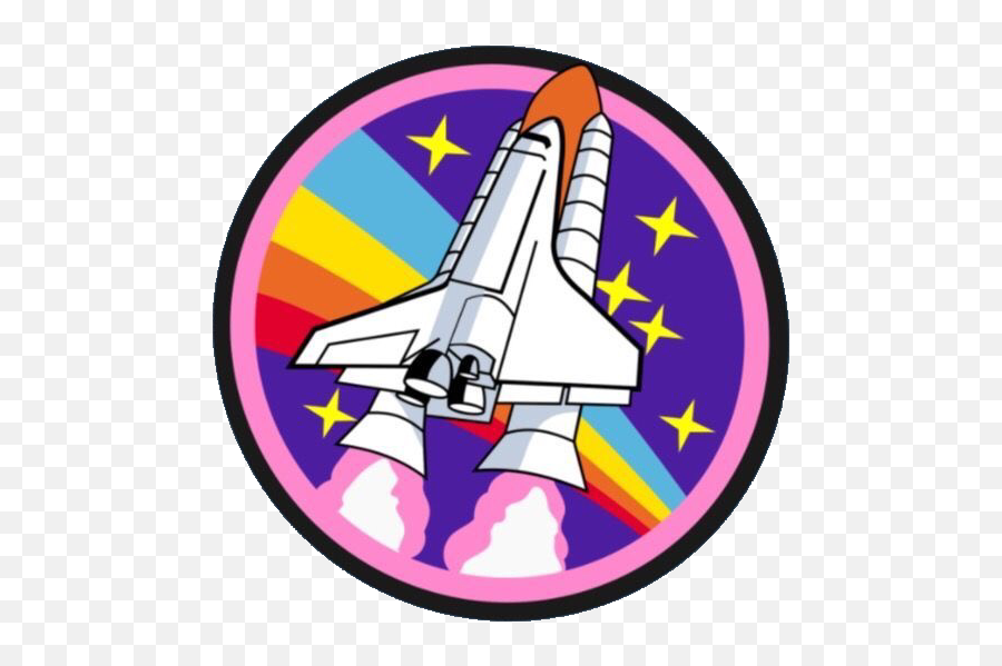 Rocketship Rainbow Space Stars - Spaceship Stickers Emoji,Rocket Ship Emoji