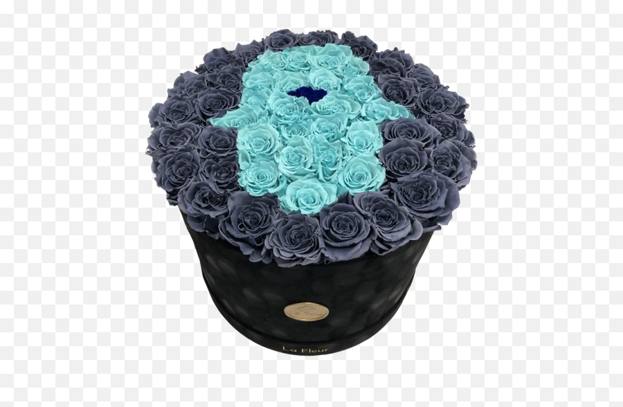 Fleurtection Collection - Blue Rose Emoji,Black Rose Emoji