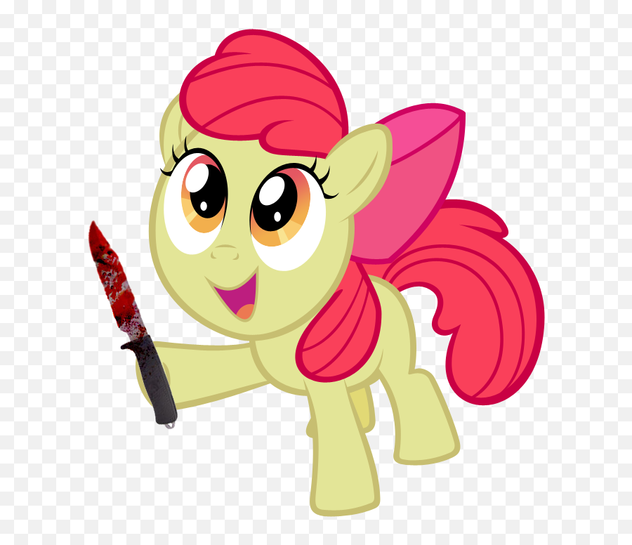 Apple Bloom Blood Bloody Knife Knife - Bloody Knife Animation Emoji,Bloody Knife Emoji