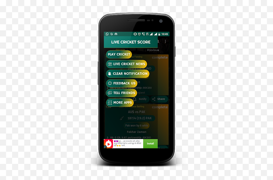 Live Cricket Score 2017 Apk For Android - Smartphone Emoji,Cricket Emoji Android
