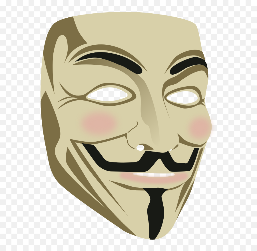 Guy Fawkes Mask - Anonymous Mask Transparent Emoji,Guy Fawkes Emoji