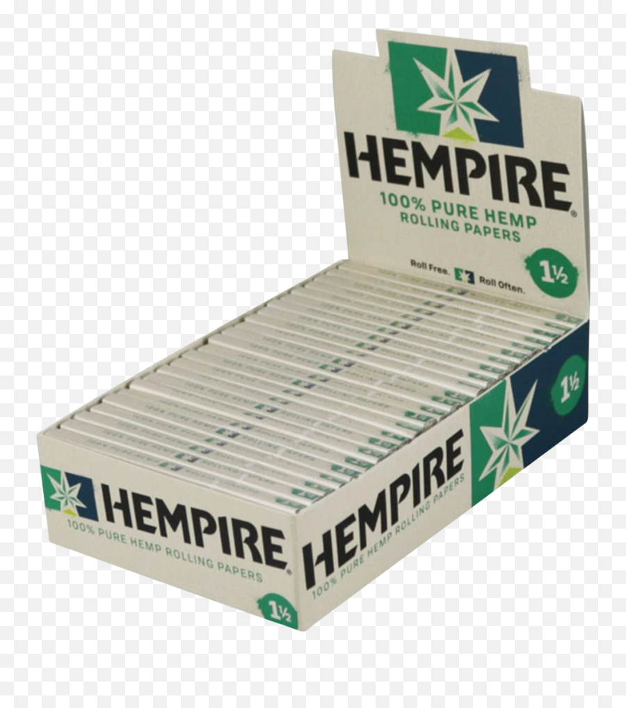Hempire Hemp 1 Rolling Papers - Box Emoji,2 Hand Cigarette Emoji