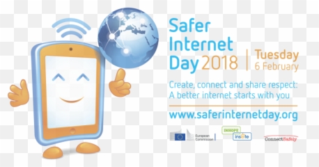 Safer Internet Day February 6 2018 - Julie Tetel Andresen 2019 Logo Emoji