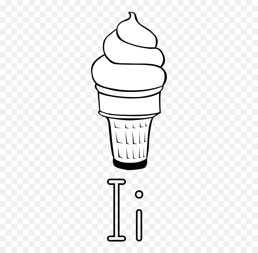 Icecream Clipart Black And White - Black And White Picture Of Ice Cream Animated Emoji,Ice Cream Sundae Emoji 2