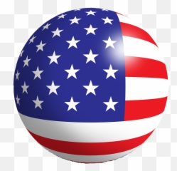 Flag Of The United States Clip Art - Usa Sphere Png Emoji