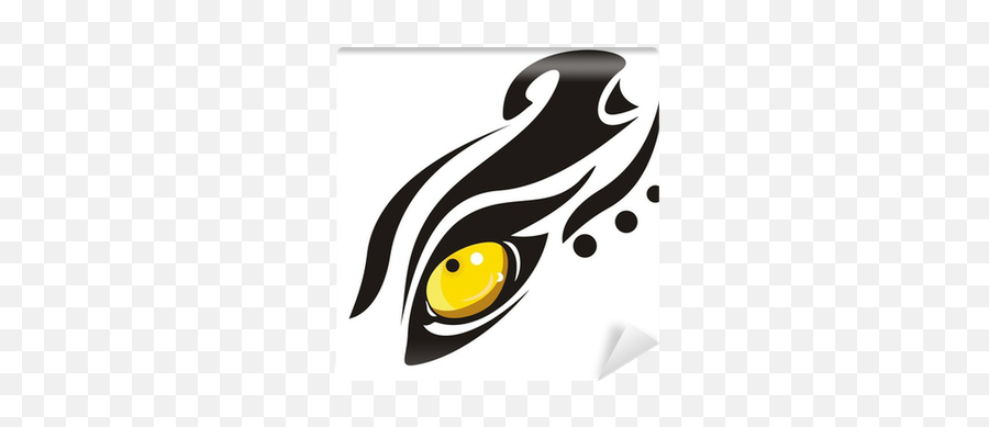 Lion Eye In The Form Of Fish Wall Mural U2022 Pixers - We Live To Change Automotive Decal Emoji,Lion Emoticon