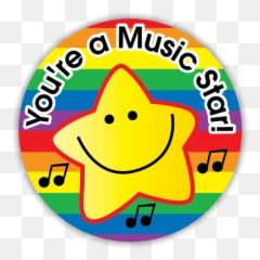 Teacher Stickers - Music Reward Stickers Emoji,Star Emotion