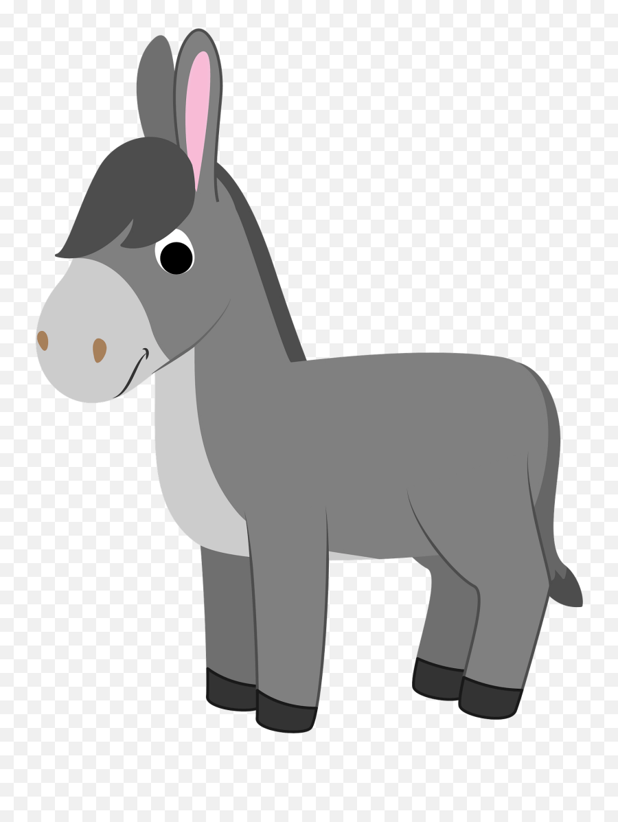 Donkey Clipart - Soft Emoji,Donkey Emoji Download