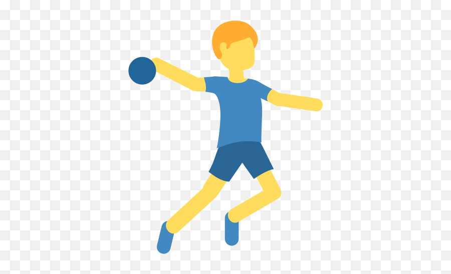 Man Playing Handball Emoji Meaning - Dodgeball Emoji Transparent,Slide Emoji