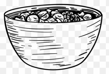 Cereal Puffs Bowl Hand Drawn - Bowl Of Cereal Drawing Emoji,Cereal Emoji