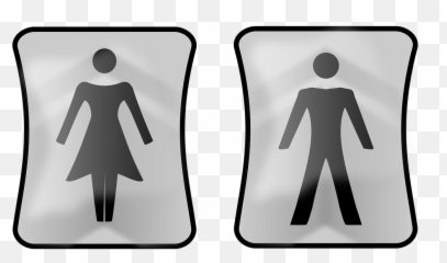 Free Toilet Restroom Vectors - Male Transparent Sign Emoji