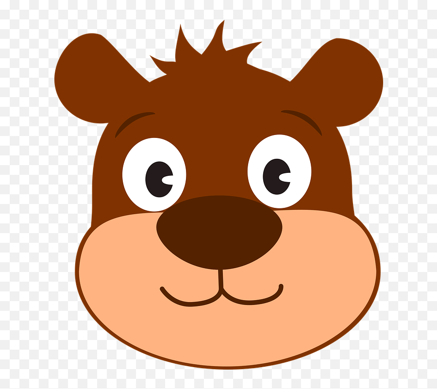 Free Nose Face Illustrations - Bear Cartoon Emoji,Worm Emoji