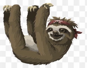 Sloth Animal Mammal Awake Haning - Free Emoji
