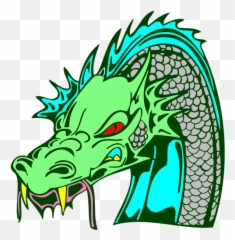Wütend Grüner Drache - Green Dragon Head Png Emoji,Dragon Emoji
