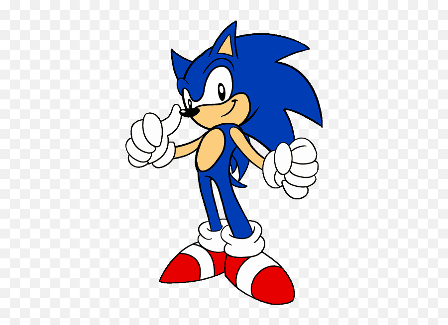 Draw Sonic The Hedgehog In A Few Easy Steps - Sonic The Hedgehog Clipart Emoji,Sonic The Hedgehog Emoji