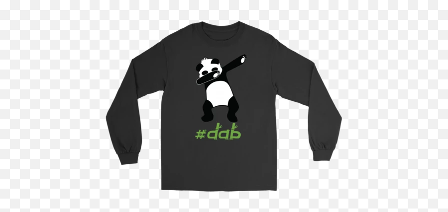 Dabbing Panda Long Sleeve Tee Shirt - Gingerbread Christmas Sweater Emoji,Dab Emoji Meme
