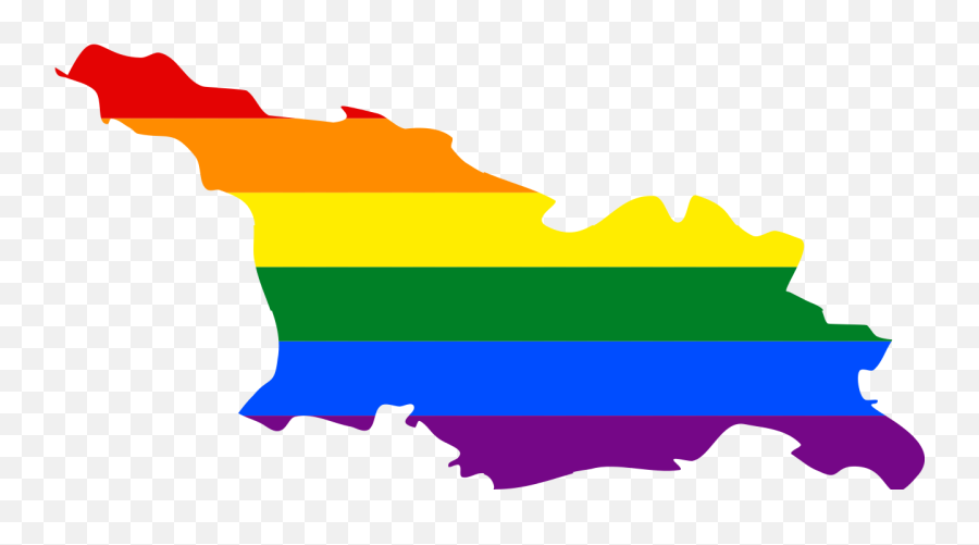 Lgbt Flag Map Of Georgia - Georgia And Georgia Flags Country And State Emoji,Anti Lgbt Emoji