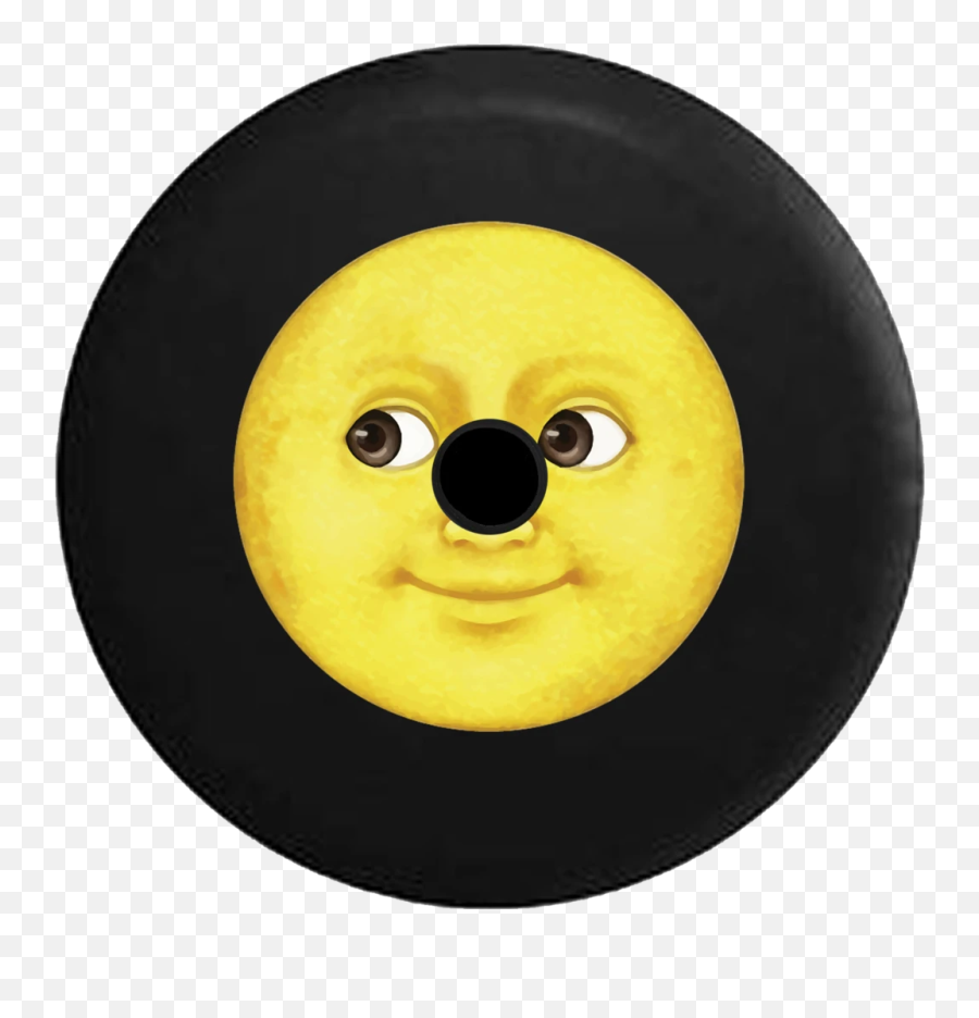 2018 - Cartoon Emoji,Full Moon Emoji