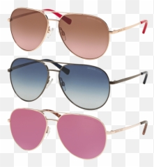 Michael Kors Rodinara Aviator Sunglasses - Michael Kors Rodinara Rose Gold Tone Aviator Emoji,Man Sunglasses Lightning Emoji