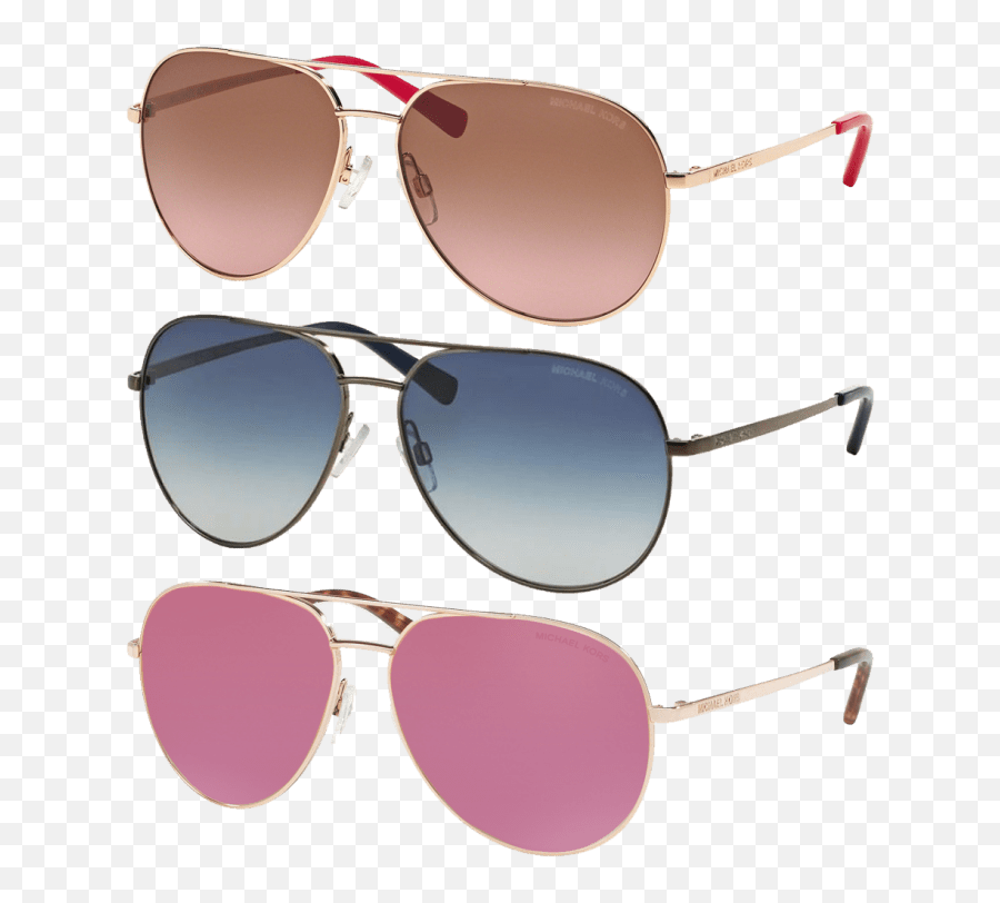 Michael Kors Rodinara Aviator Sunglasses - Michael Kors Rodinara Rose Gold Tone Aviator Emoji,Man Sunglasses Lightning Emoji