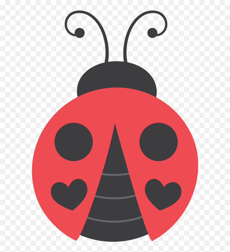 Symmetry Clipart Ladybug - Ladybug Clipart Transparent Background Png Emoji,Ladybug Emoji