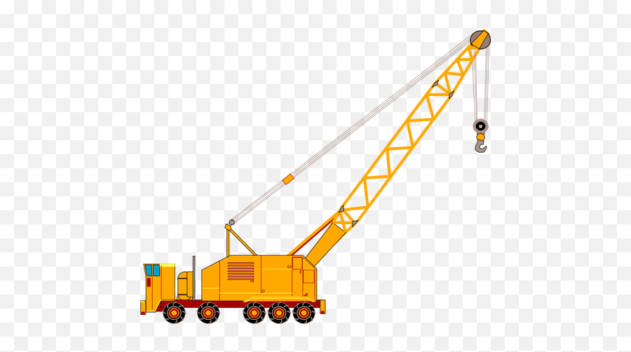Yellow Crane - Crane Clipart Png Emoji,Construction Equipment Emoji