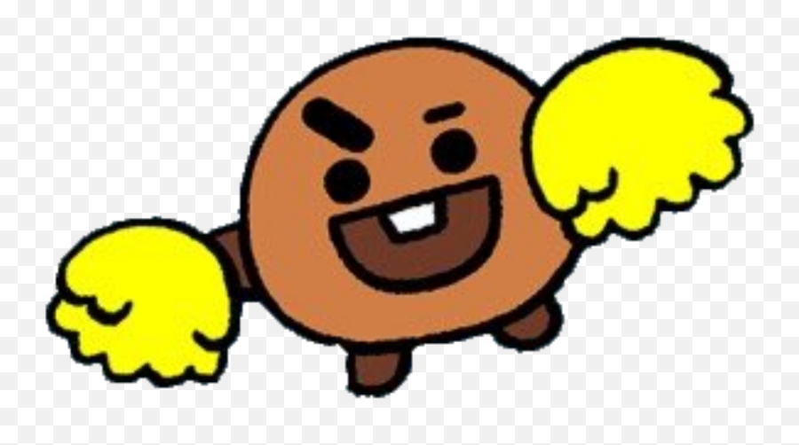 Shooky Bt21 Cheerleader - Cartoon Emoji,Cheerleader Emoji