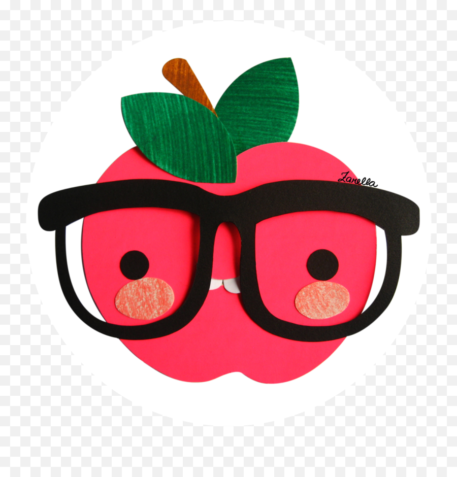 Nerdy Fruits - Nerd Png Clipart Full Size Clipart Apple Png Emoji,Nerdy Emoji