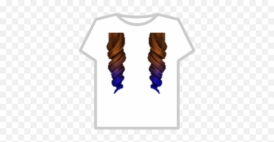 Blue U0026 Brown Curly Hair Extensions - Roblox Roblox T Shirt Pink Emoji,Curly Hair Emoji