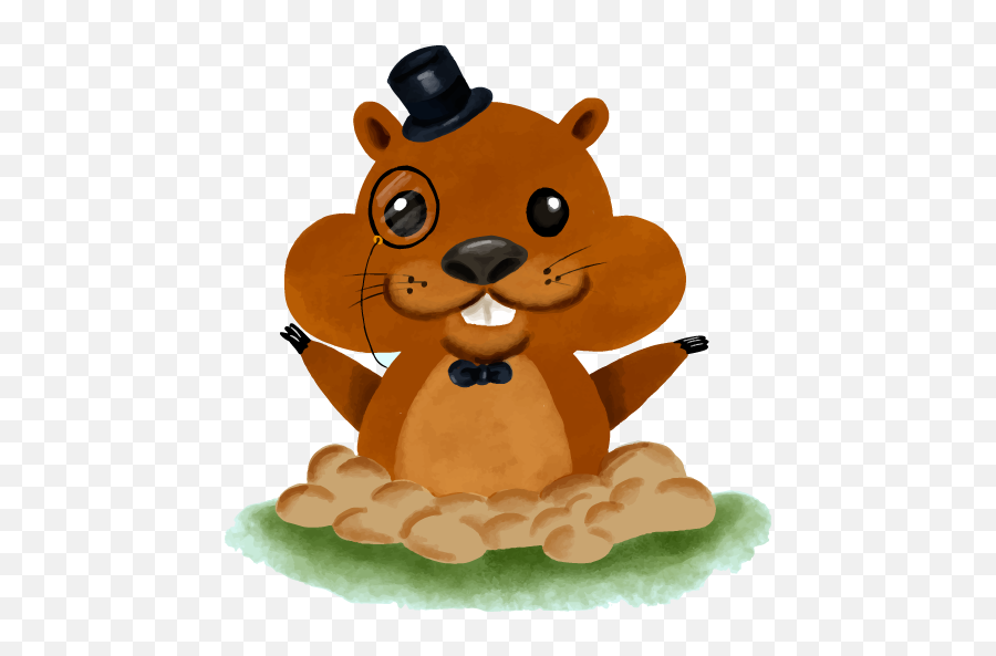 Groundhog - Groundhog Day Emoji,Groundhog Emoji