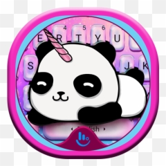 App Insights Cute Panda Unicorn Keyboard Theme Apptopia - Super Cartoon Emoji