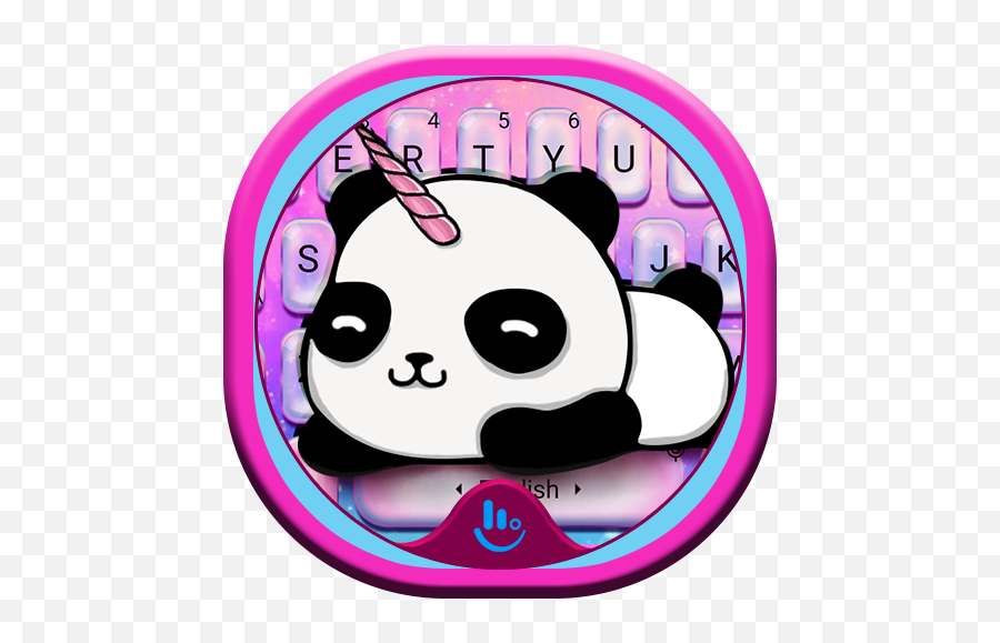 App Insights Cute Panda Unicorn Keyboard Theme Apptopia - Panda Super Cute Cartoon Emoji,Unicorn Emoji Keyboard