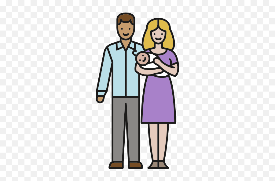 Love People Married Family Baby Couple Mother Icon - Family With Baby Icon Png Emoji,Married Emoji