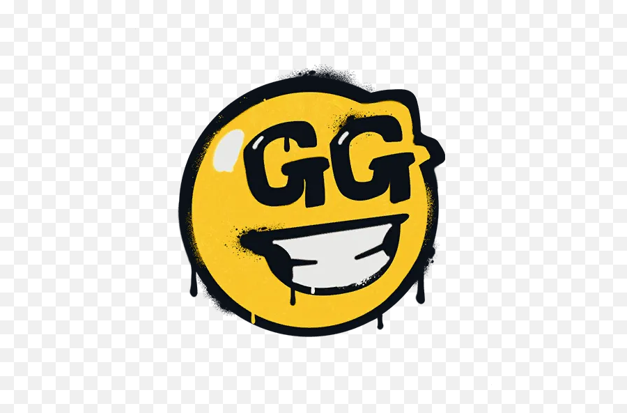 Fortnite Gg Smiley Sprays - Fortnite Skins Fortnite Gg Smiley Png Emoji,Giant Emoticon