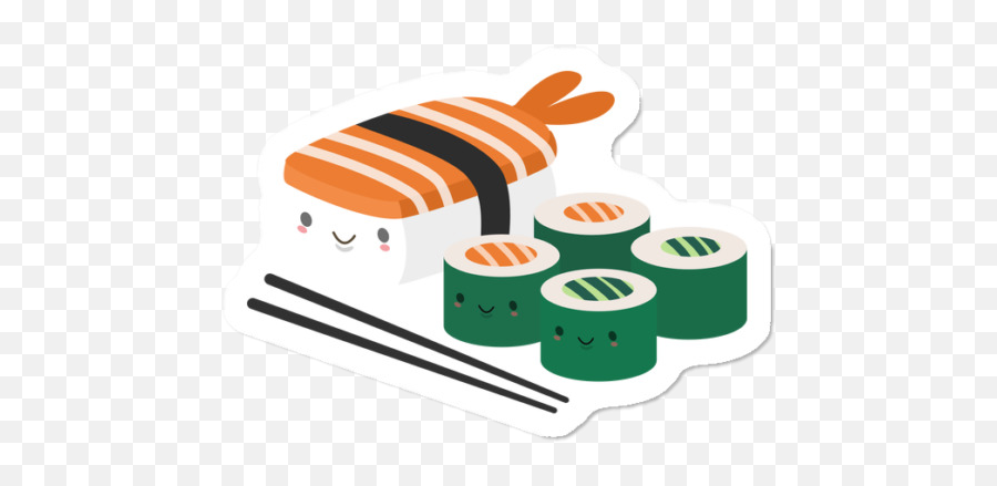 Trending Chopstick Stickers - Sushi Png Clipart Emoji,Chopstick Emoji